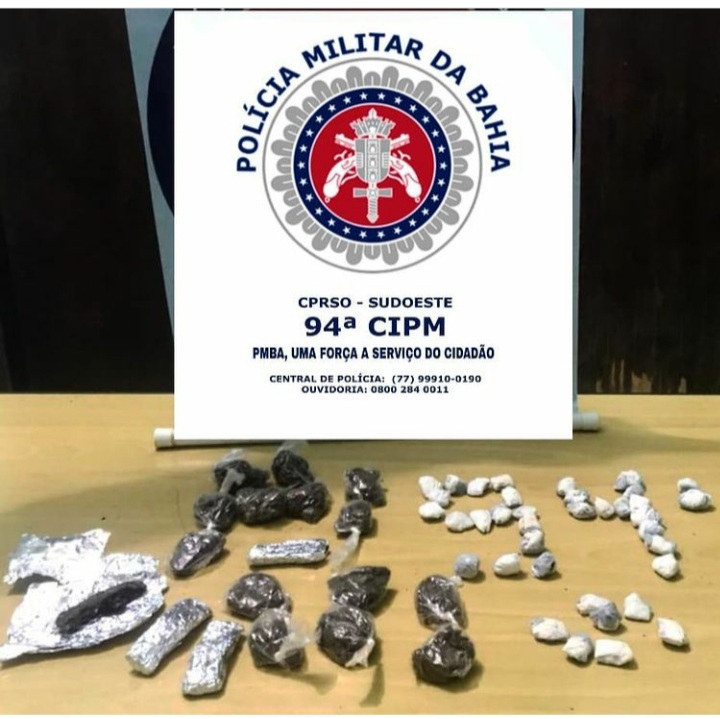 Drogas são apreendidas na cidade de Ibiassucê