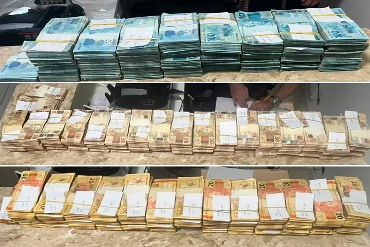 Região: Homem é preso com mais de R$ 1,3 milhão durante abordagem na BA‑026