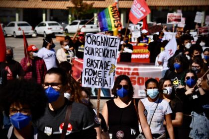 Vitória da Conquista registra manifestações contra Bolsonaro 