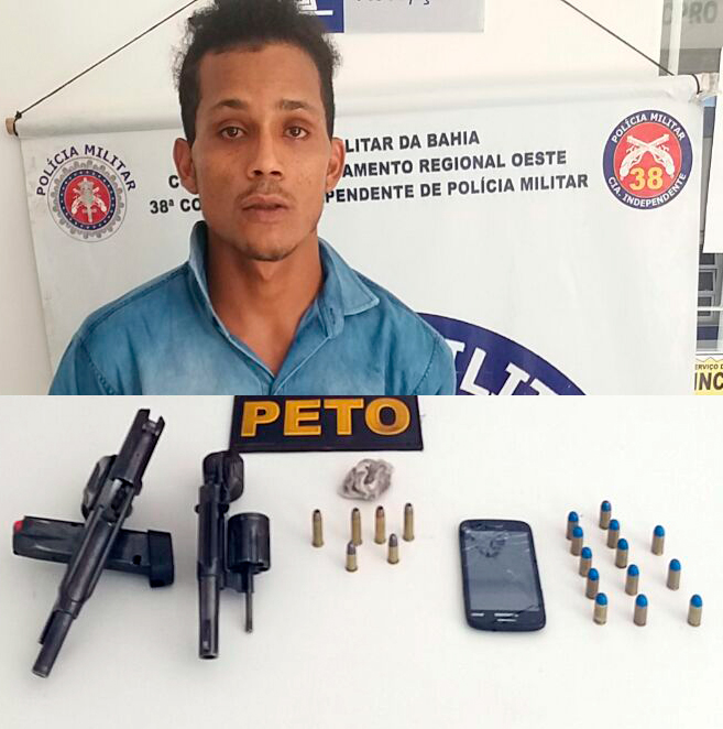 Homem é morto e outro é detido após troca de tiros com a PM em Bom Jesus da Lapa 