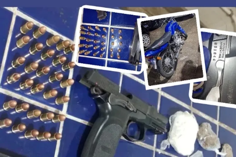 Suspeitos de homicídio são presos com arma e moto em Brumado