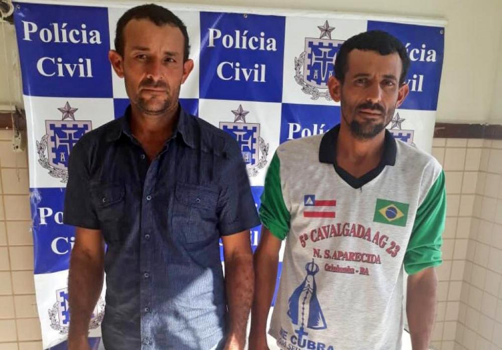 Irmãos acusados de matar um homem e ferir outro na zona rural de Carinhanha são presos 