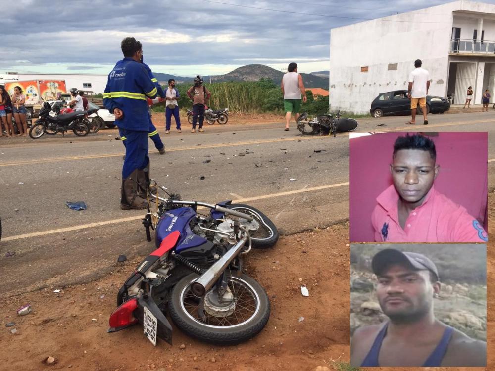 Acidente grave envolvendo motocicletas deixa dois mortos na BA-156, em Caturama