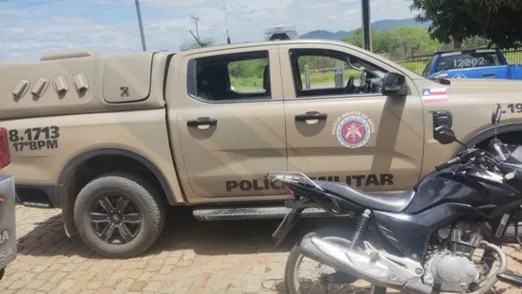 Polícia Militar recupera moto furtada durante ronda em Guanambi