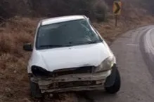 Carro capota na BR-030, em Guanambi, e é encontrado vazio