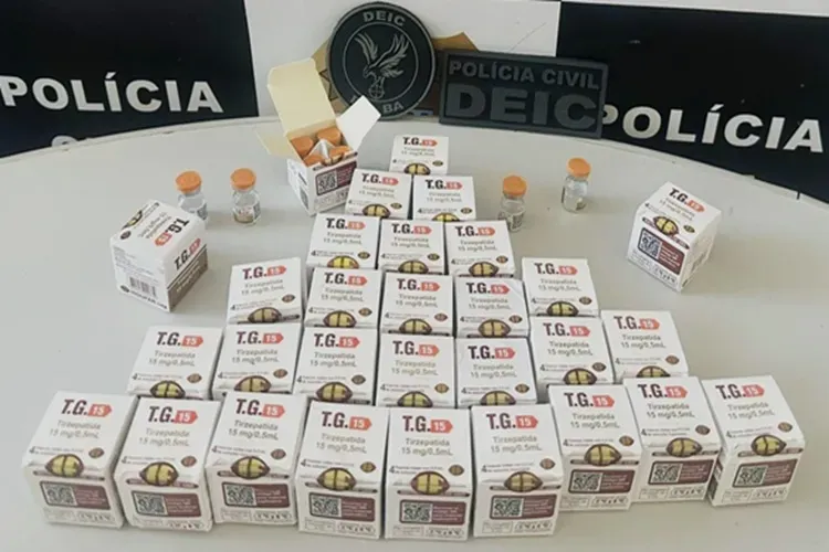 Polícia encontra 124 ampolas de Mounjaro sem refrigeração em Conquista