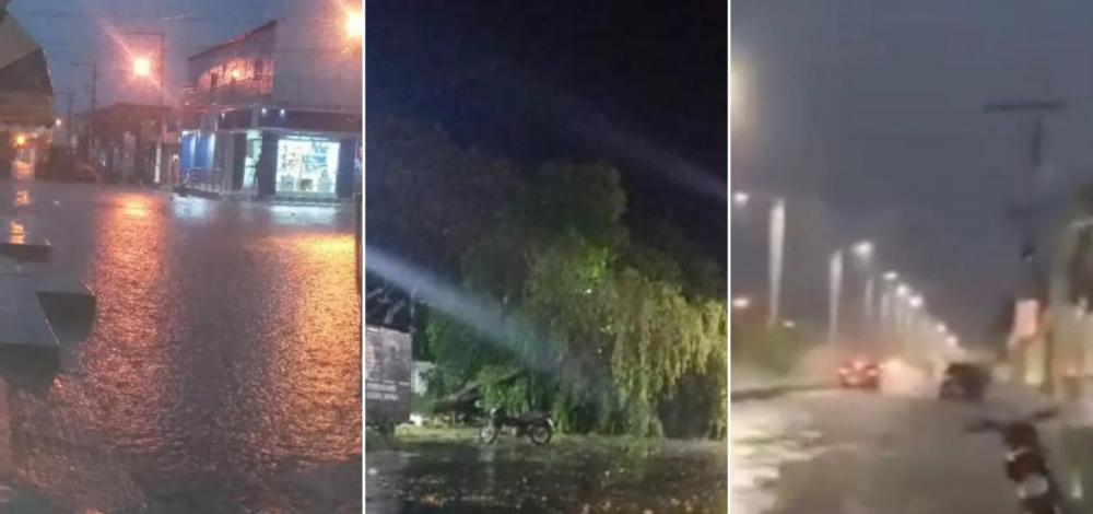 Chuva de granizo e ventos fortes causam destruição em cidade do oeste da Bahia