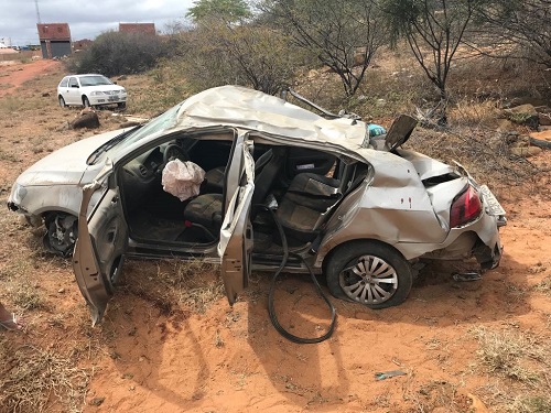 Grave acidente deixa cinco universitários de Guanambi feridos na BR-030 em Tanhaçu