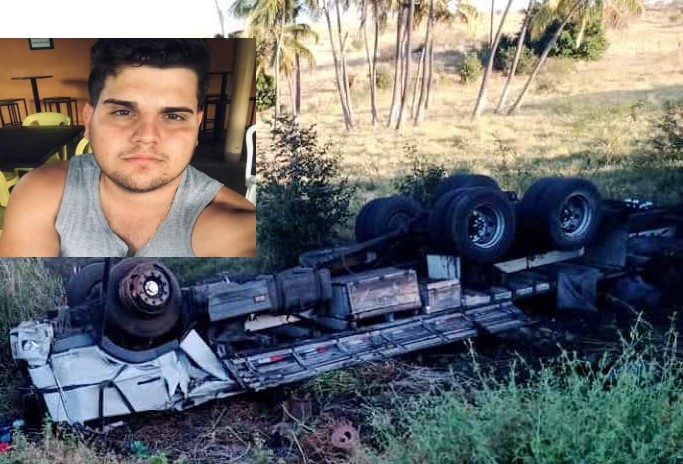 Jovem caminhoneiro guanambiense morre em acidente no norte de Minas Gerais
