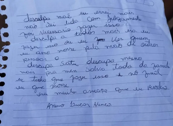Carta de despedida de influenciador encontrado morto em Iuiú é divulgada por familiares