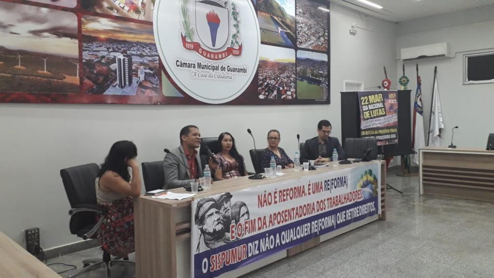Guanambi: Sispumur promoveu debate sobre a Reforma da Previdência 