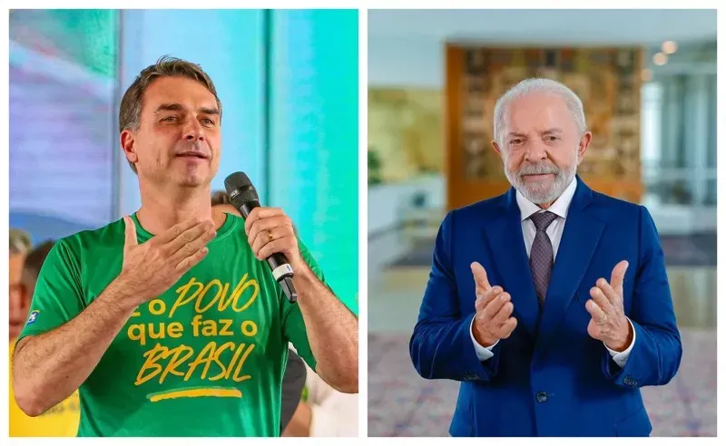 Lula aparece com 47% contra 43% de Flávio, aponta Nexus