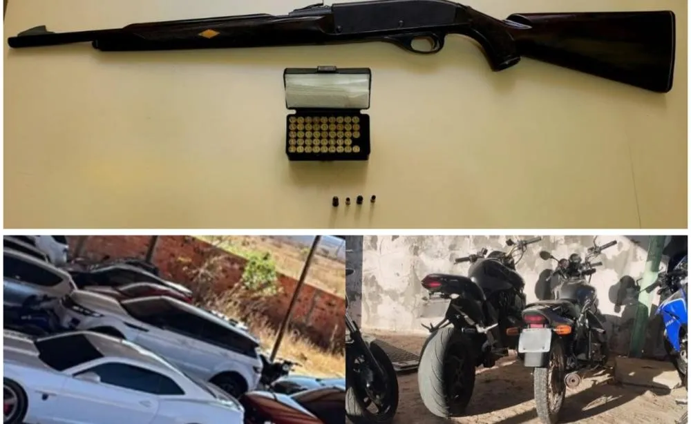 Polícia apreende arsenal e veículos de luxo durante operação em Botuporã