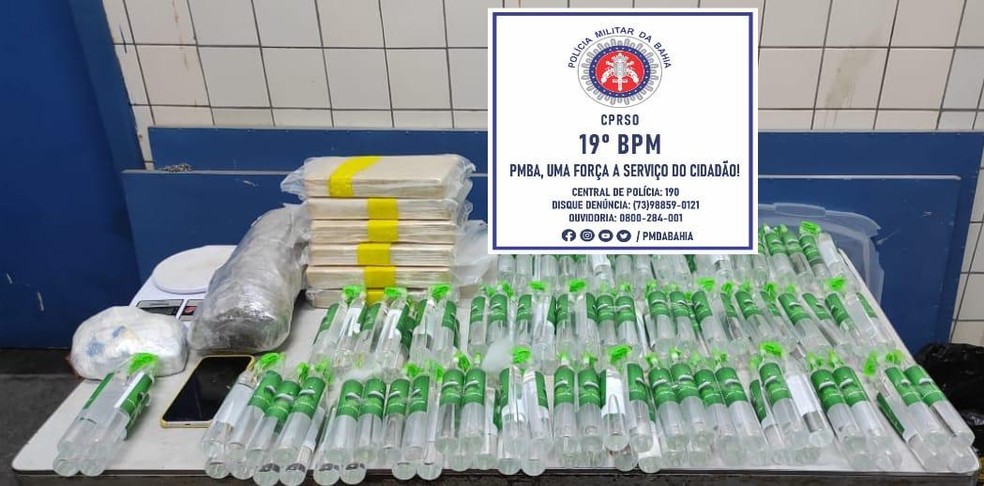 Grande quantidade de pasta base é apreendida em Jequié 