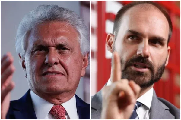 Ronaldo Caiado chama Eduardo Bolsonaro de "pateta" e eleva críticas ao green card