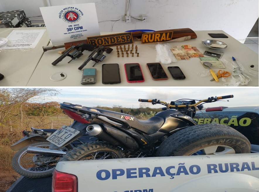 Suspeitos de integrar quadrilha de roubo de carros morrem após troca de tiros com a PM em Bom Jesus da Lapa 