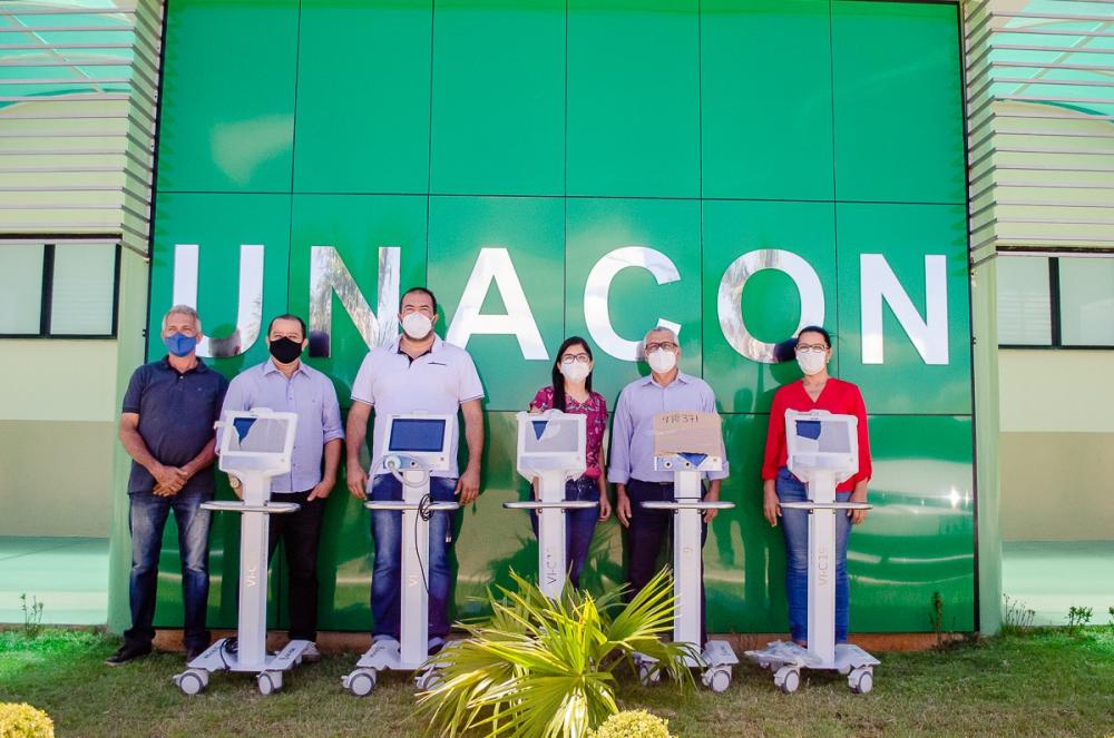 Caetité: Unacon e UPA 24h recebem respiradores doados pela BAMIN