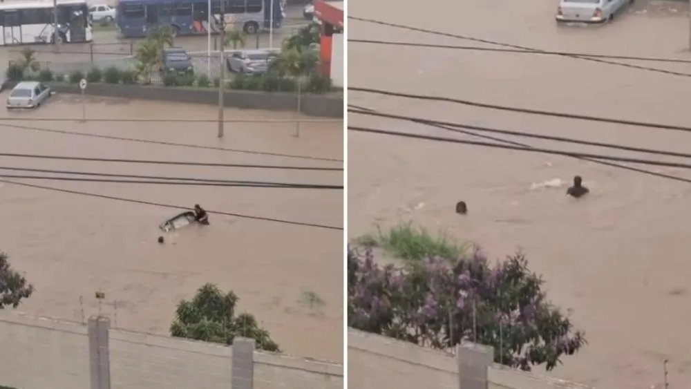 Mulher desaparece após ser arrastada por enxurrada em Vitória da Conquista