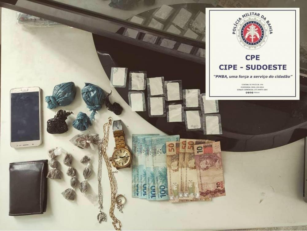 Polícia apreende grande quantidade de drogas em Palmas de Monte Alto