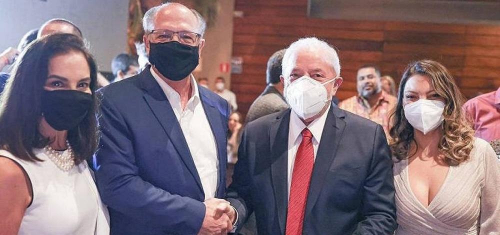 Passado não importa, diz Lula em jantar com Alckmin