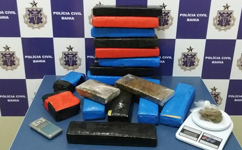 Grande quantidade de maconha é apreendida em Vitória da Conquista 