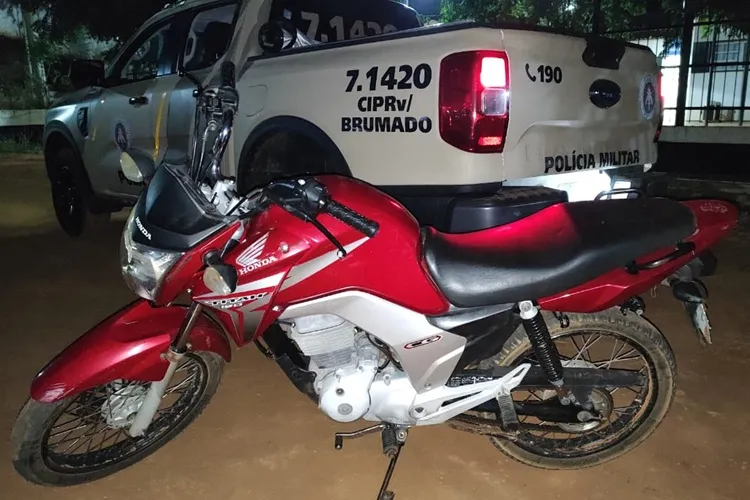 Motocicleta roubada em São Paulo é recuperada pela Polícia Rodoviária em Ibiassucê