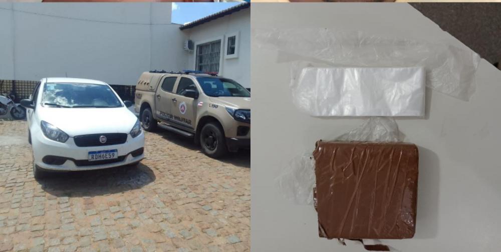 Guanambi: PM recupera carro locado e não devolvido e encontra droga escondida 