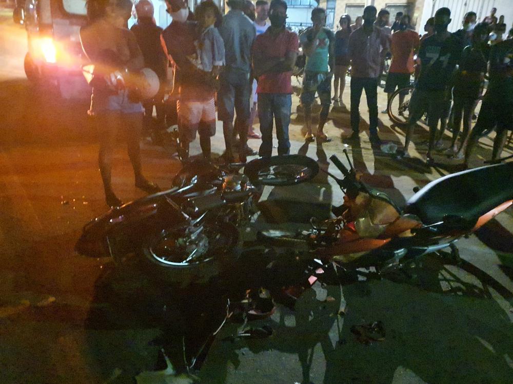 Livramento: colisão frontal entre duas motocicletas é registrada na BA-148