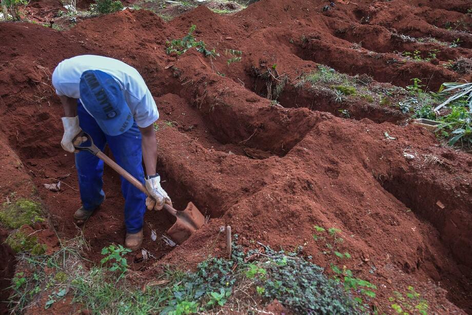 Número de mortos por coronavírus no Brasil cresce 50% em uma semana