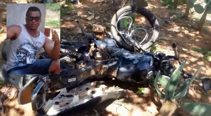 Caetité: Jovem morre após colisão entre moto e automóvel na BR-030