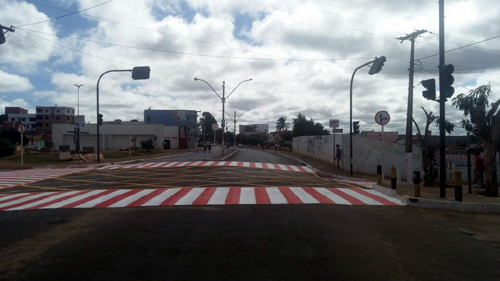 Caetité: Faixas de pedestres da Avenida Olimar Oliveira são revitalizadas