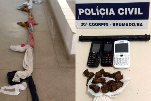 Brumado: Polícia Civil impede fuga e apreende drogas na carceragem