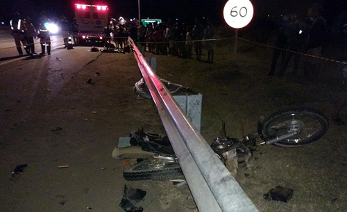 Sudoeste baiano: Casal morre após batida de moto com carro na BR-116