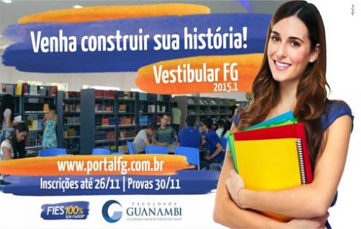 Vestibular da FG será neste domingo, dia 30