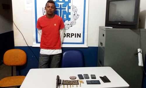 Guanambiense é preso em flagrante após assaltar joalheria em Riacho de Santana