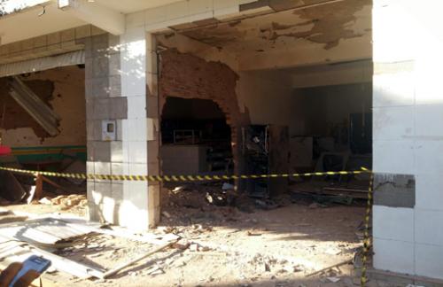 Bandidos causam terror em assalto a banco na cidade de Jaborandi