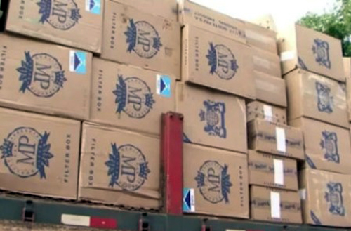 PRF apreende dezesseis milhões de cigarros falsificados em Vitória da Conquista