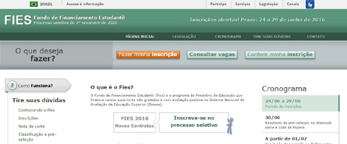 Inscrições para o Fies encerram nesta terça