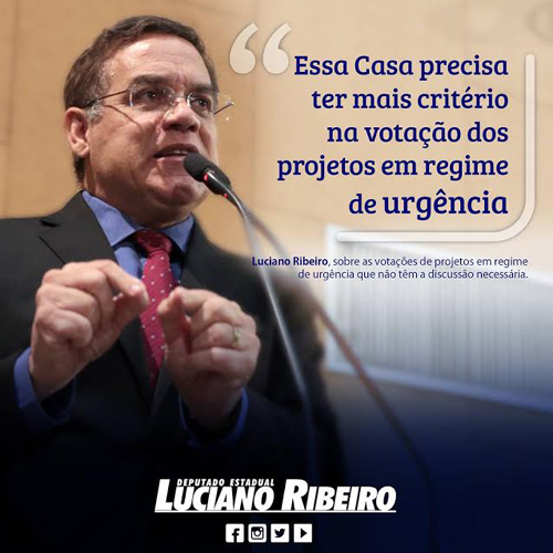 Deputado Luciano Ribeiro é contra a maior taxa de GTA do Brasil