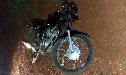 Urandi: momentos após o furto, PM recupera motocicleta 