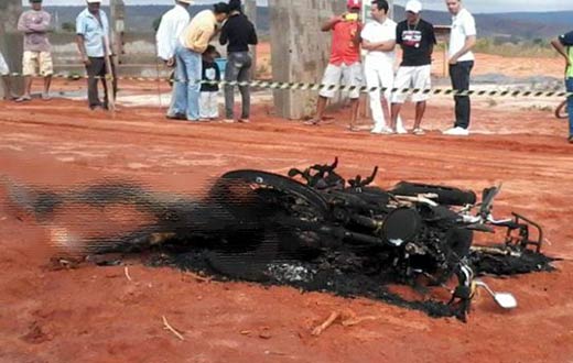 Mortugaba: foi encontrado o corpo de um homem carbonizado