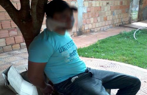 Caetité: homens amarram e agridem vigilante durante assalto 